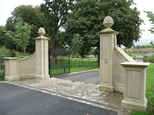 Bespoke Sandstone Gate Entrance