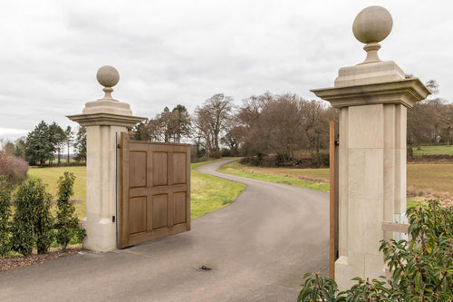 Bespoke Limestone Gate Entrance