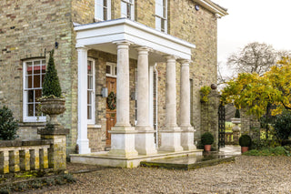 outdoor marble hand carved portico