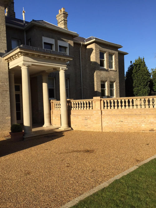Sandstone Portico & Balustrade