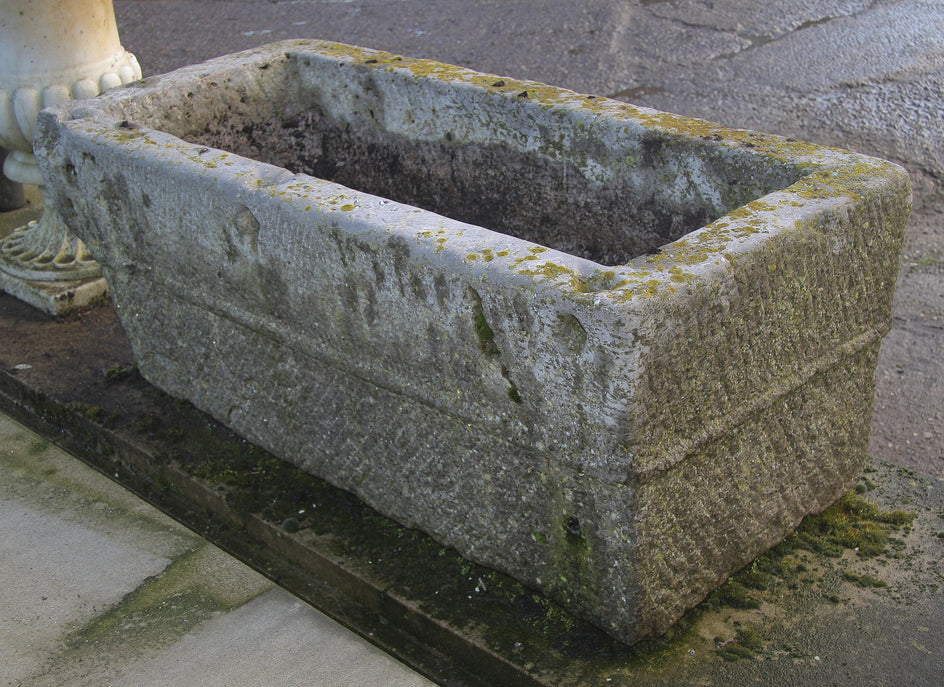 Antique Stone Trough 015.     1180 mm (L)