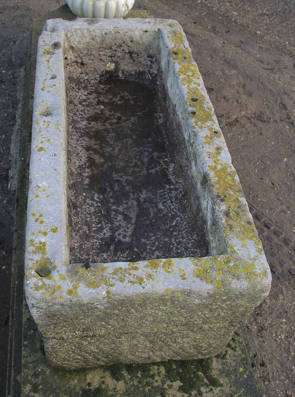 Antique Stone Trough 015.     1180 mm (L)