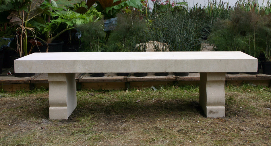 Solid Sandstone Bench.