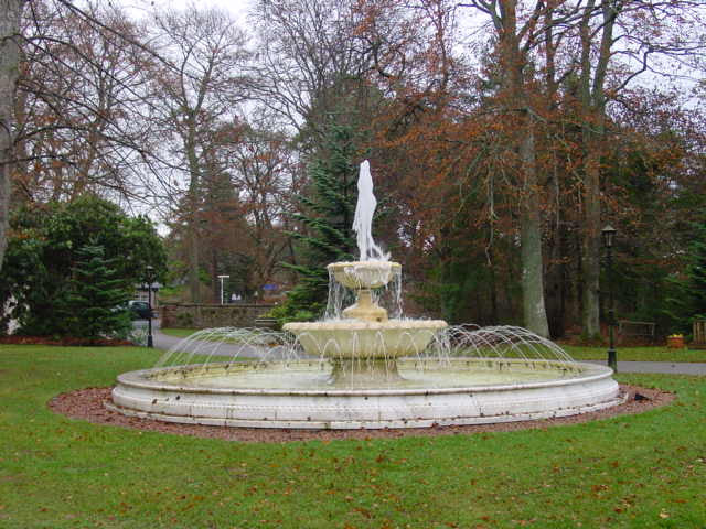 16. Bespoke Double Tier Marble Fountain