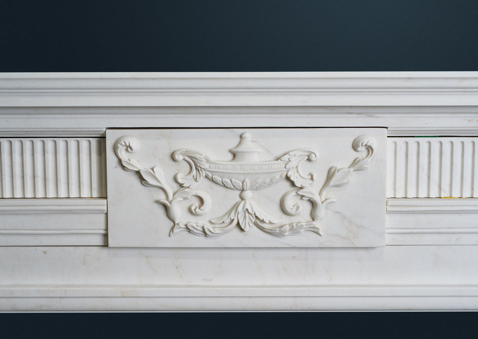 Adam Corinthian. (White Marble)