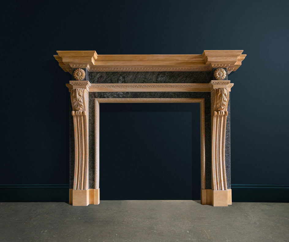 Palladian Revival ( Yellow Marble & Green Granite)