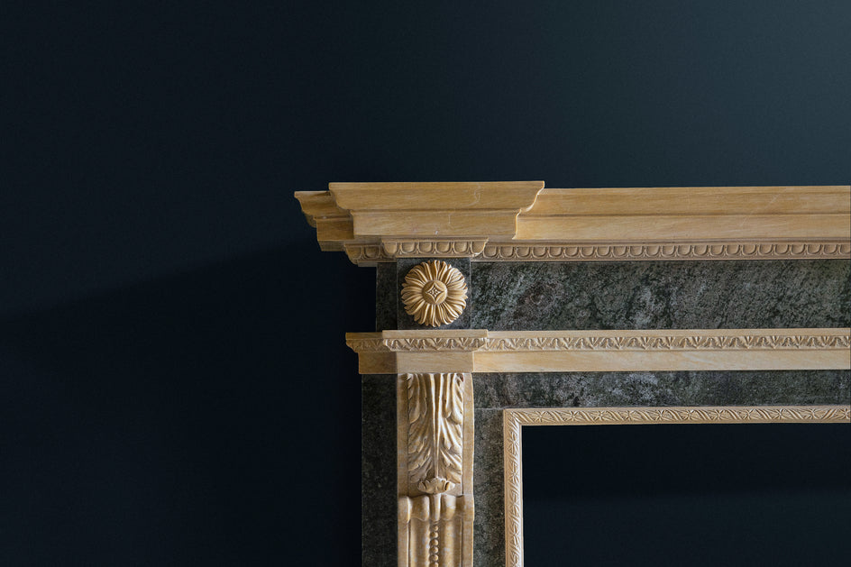 Palladian Revival ( Yellow Marble & Green Granite)