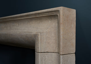 Profile image of Straight Bolection limestone fireplace
