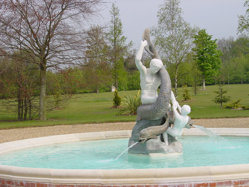  3.  Bespoke Marble Fountain detail