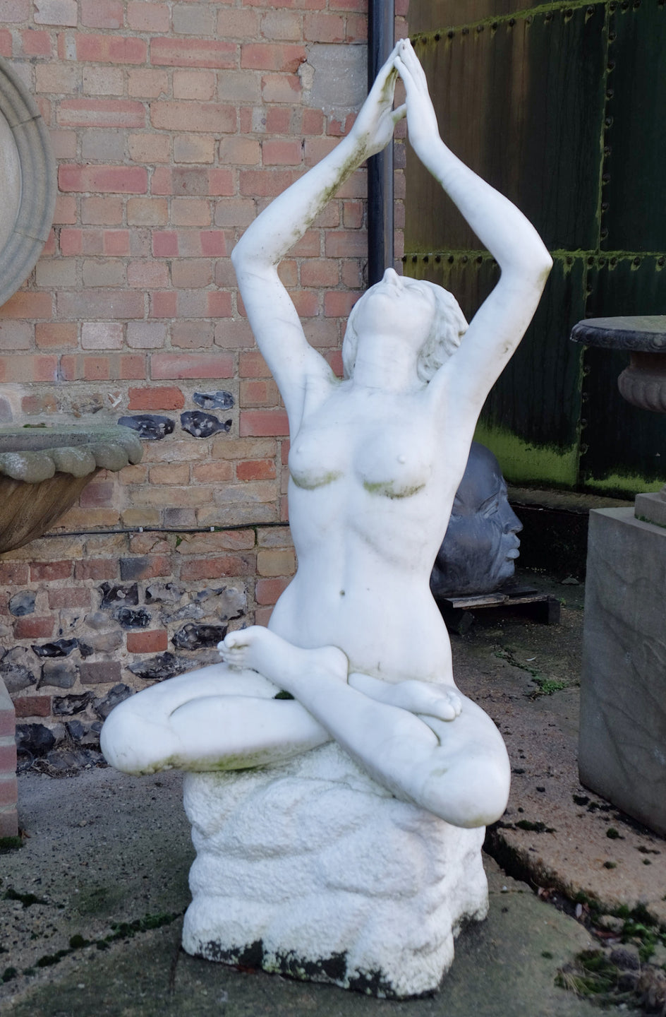 The Lotus. (White Marble)
