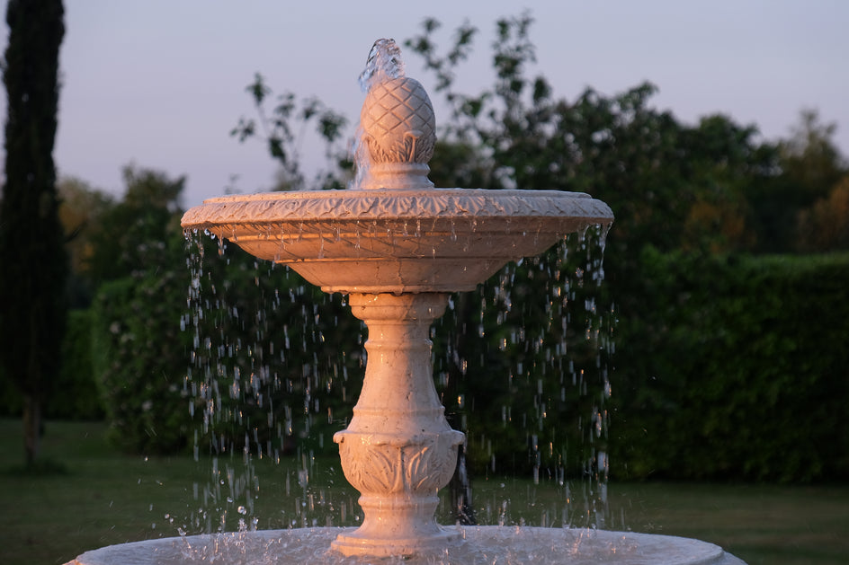 Double Tier Fountain & Surround (Galala Marble)