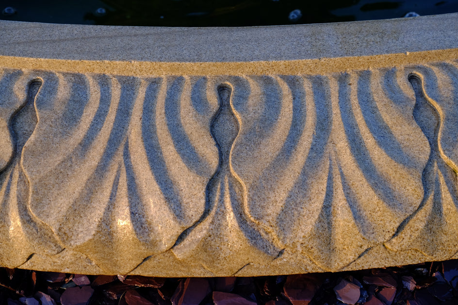 Single Tier Fountain & Surround. (Sandstone)