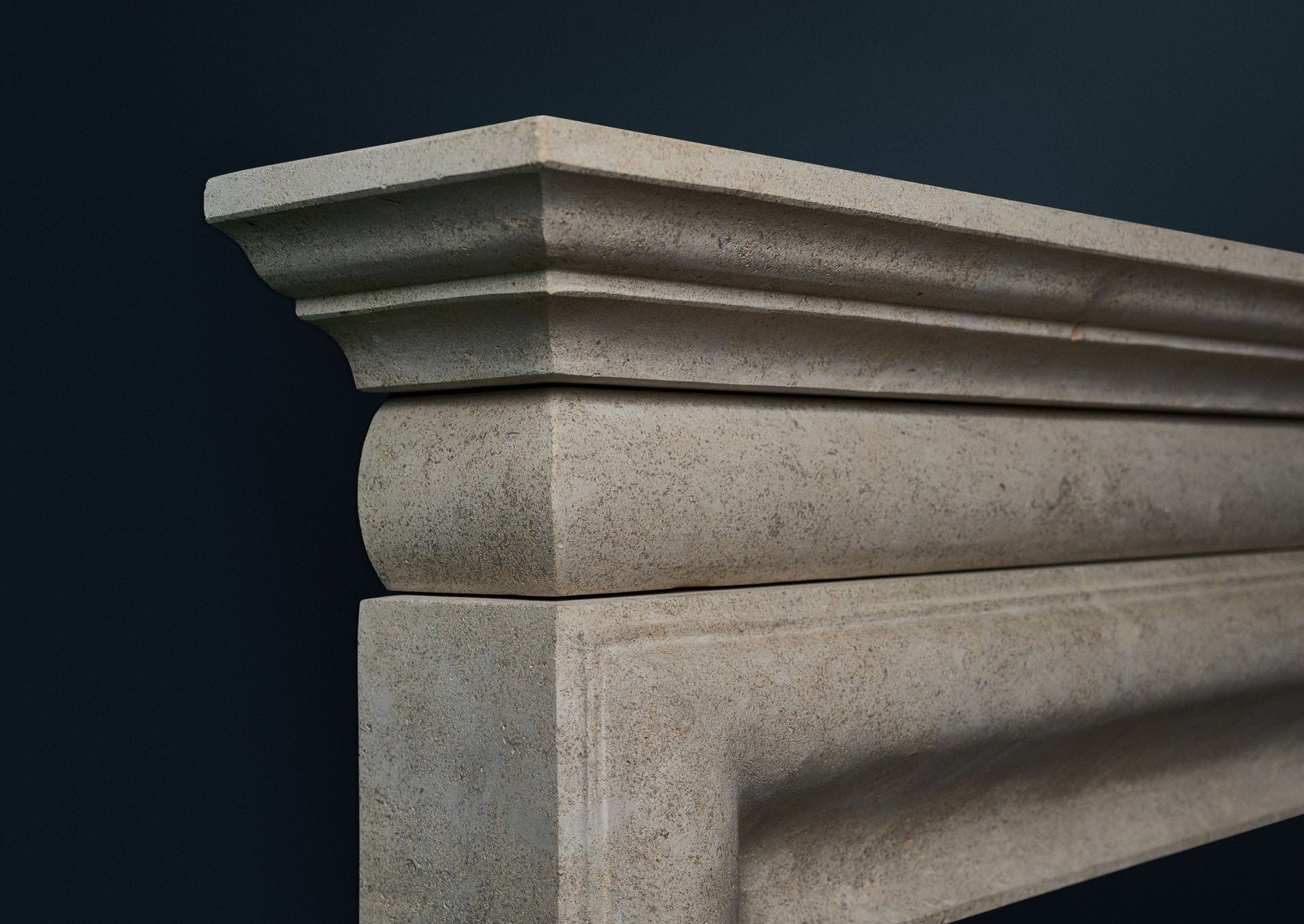 Georgian Bolection. (Burgundian limestone) – After the Antique