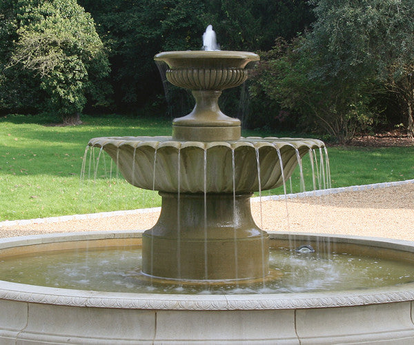   9. Bespoke Sandstone Double Tier Fountain