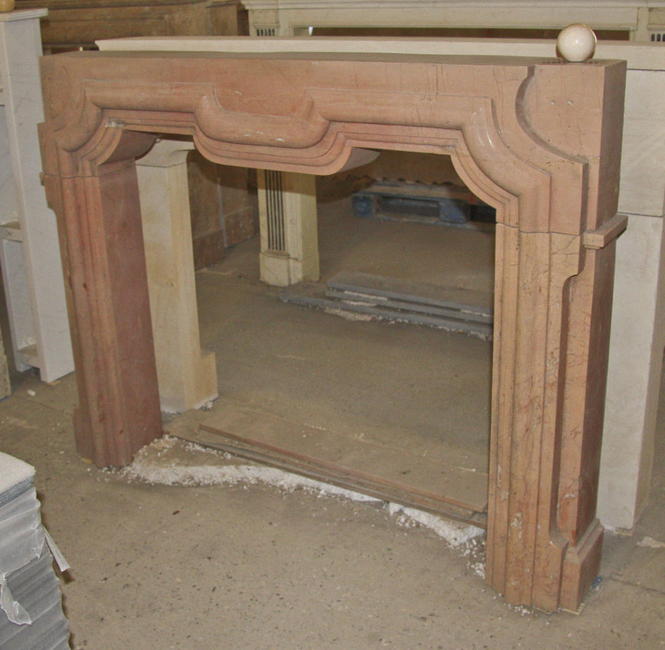 The Italian Fireplace. (Yellow Marble)
