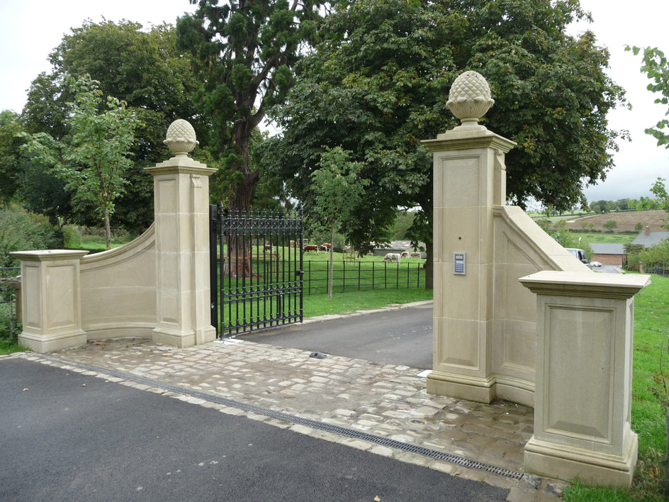 51. Bespoke Pair of Stone Gates