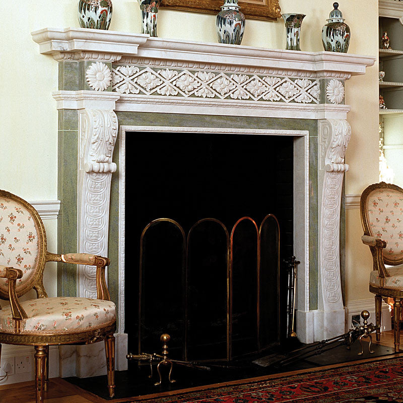 10. Bespoke Marble Paladian Fireplace
