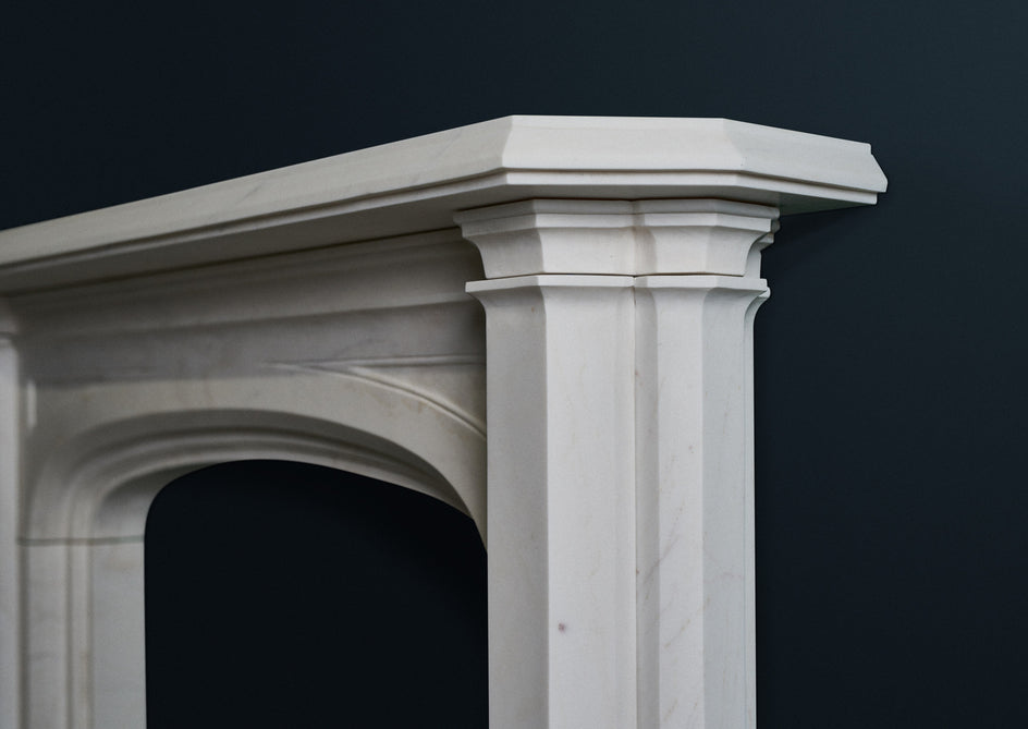 Victorian Pugin. (White Marble)