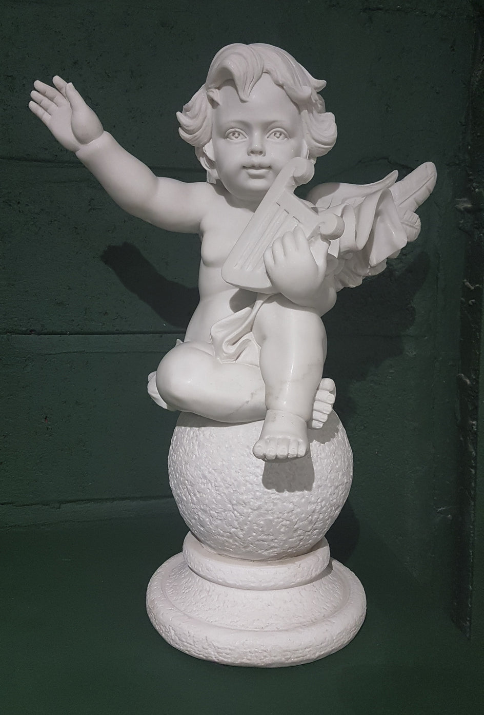 Cherub With Harp