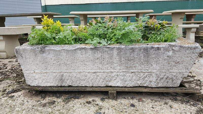 Antique stone trough 019.     1640 mm (L)