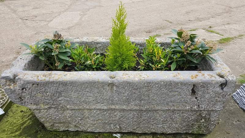 Antique Stone Trough 015.     1180 mm (L)